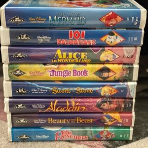 disney vhs black diamond lot